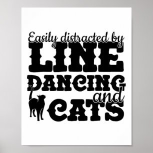 Poster Linha Engraçada Camisa Dançarina Linha Dançarina L