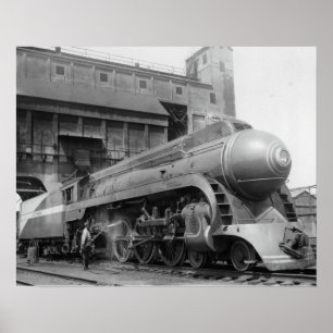 Pôster Linha férrea do Pacífico Sul PS-4 #1380