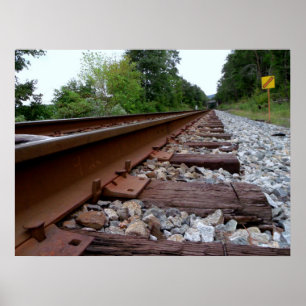 Pôster Linha ferroviária