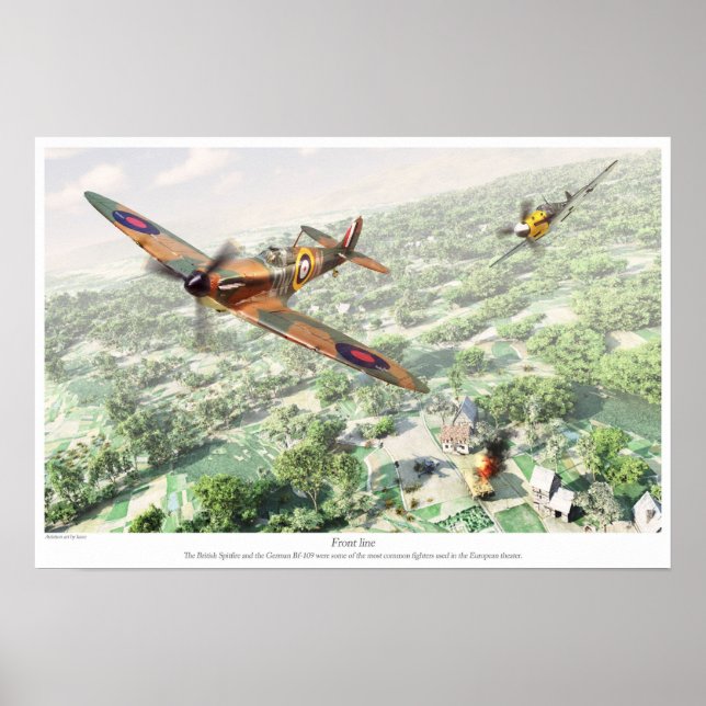 Poster Linha frontal (Frente)