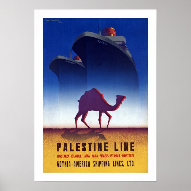 Pôster Linha Palestina (Frente)