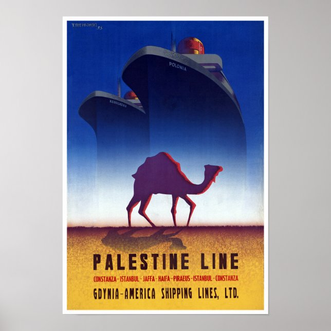 Poster Linha Palestina (Frente)