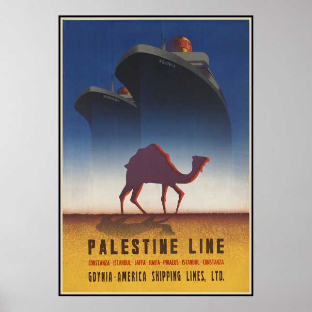 Pôster Linha Palestina (Frente)