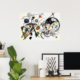 Poster Linha transversal - Kandinsky