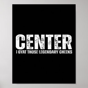 Poster Linhador Ofensivo Central _ Atleta de Futebol Engr
