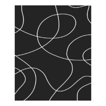 Linhas brancas em preto