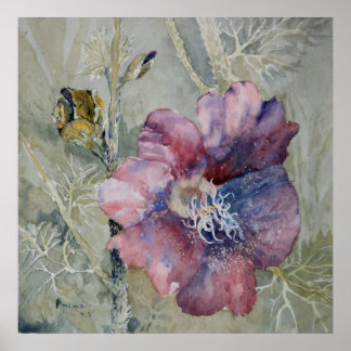 Poster Linhas de Confluência-Hollyhock