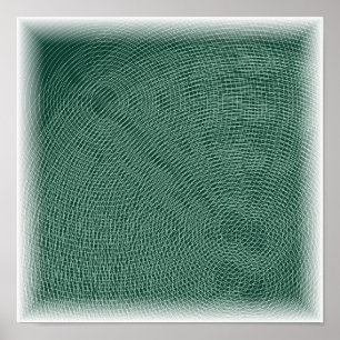 Poster Linhas de Contorno Topográficas - Arte de Mapa de