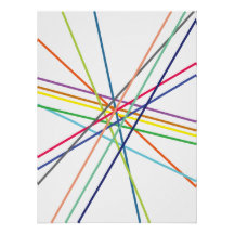 Linhas de Cruzamento de Crise Multicoloridas