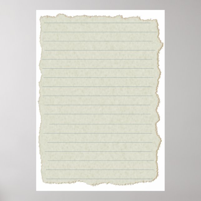 Poster Linhas de textura de gravação de papel modelo (Frente)