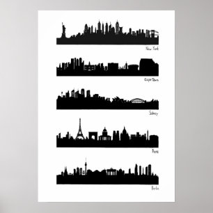 Poster Linhas do horizonte - Mundo