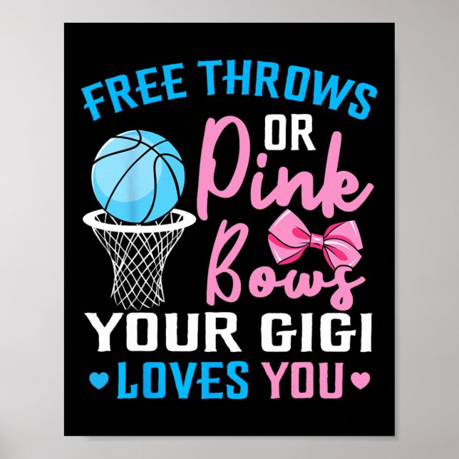 Poster Linhas livres ou Arcos cor-de-rosa Gigi te ama (Frente)