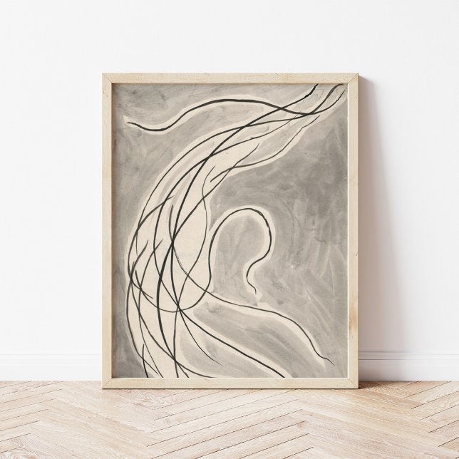 Poster Linhas Rítmicas | Abraham Walkowitz (Criador carregado)