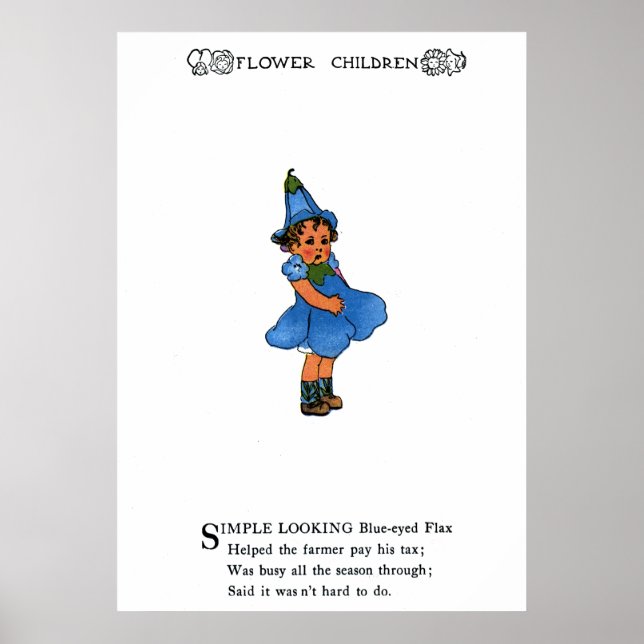 Pôster Linho de olhos azuis (Frente)