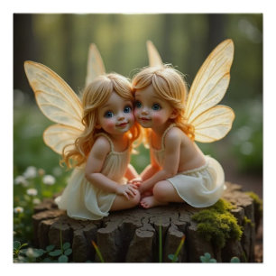 Pôster Linny & Lane Baby Fairies Poster