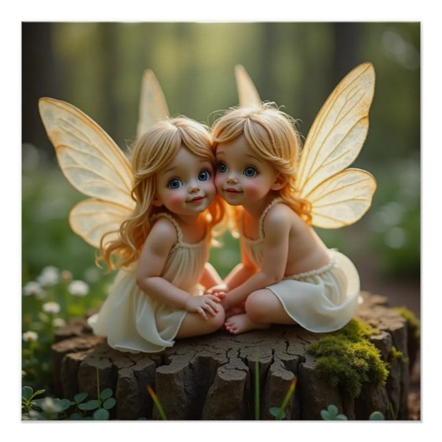 Pôster Linny & Lane Baby Fairies Poster (Frente)