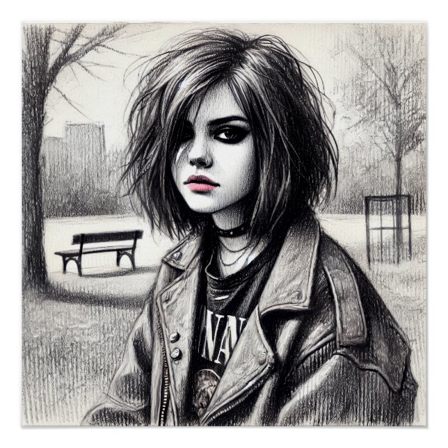 Pôster L'insoumise du parc.  (Frente)