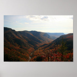 Pôster Linville Gorge in Fall, Carolina do Norte
