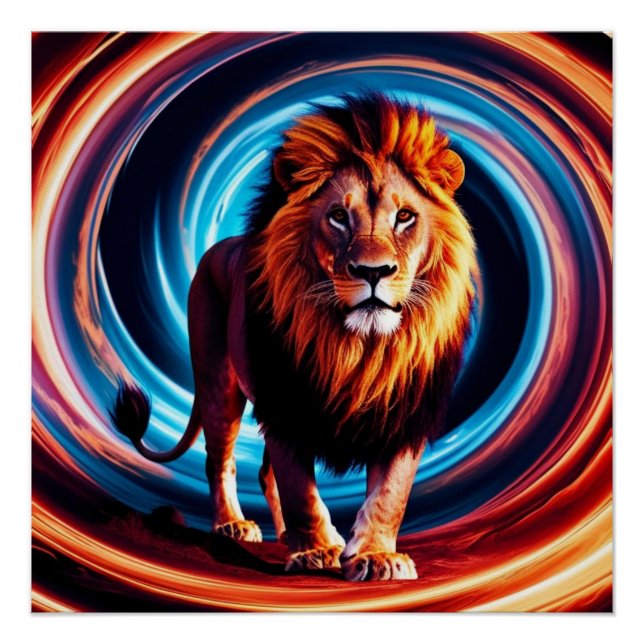 Pôster Lion Gyre Poster (Frente)