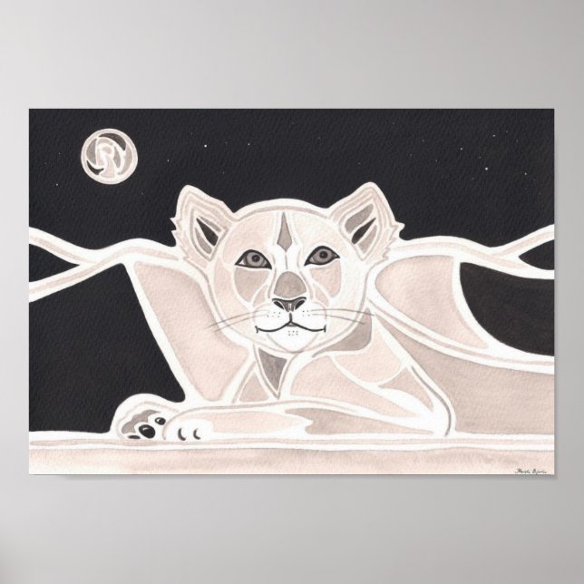 Pôster Lion Heart (Frente)