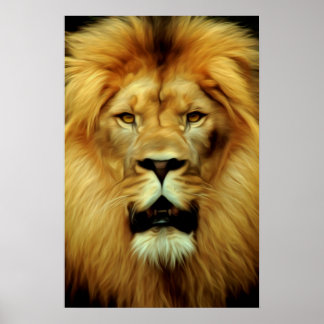 Poster Lion Majestade