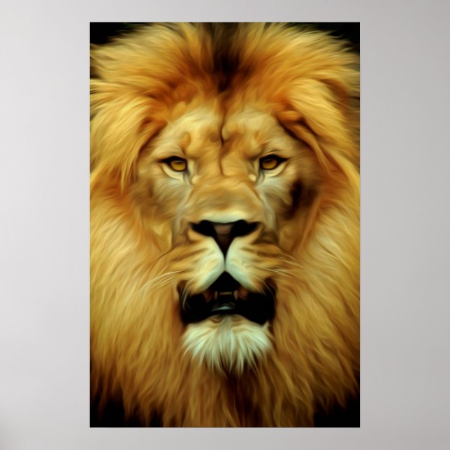Poster Lion Majestade (Frente)