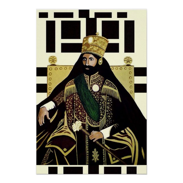 Pôster Lion of Judah Jah Rastafari Reggae Roots Poster (Frente)