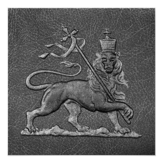 Pôster Lion of Judah Jah Rastafari Reggae Roots Poster (Frente)