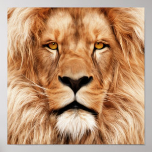Poster Lion The King Photo Painting