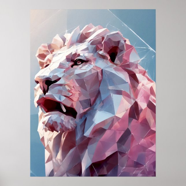 Poster Lion Zodiac Sinal (Frente)