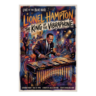 Pôster Lionel Hampton Live