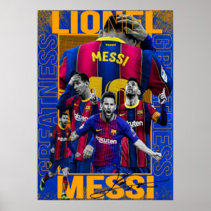 Poster lionel messi, fã messi, messi art, messi jersey,