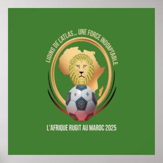 Poster Lions de l’Atlas