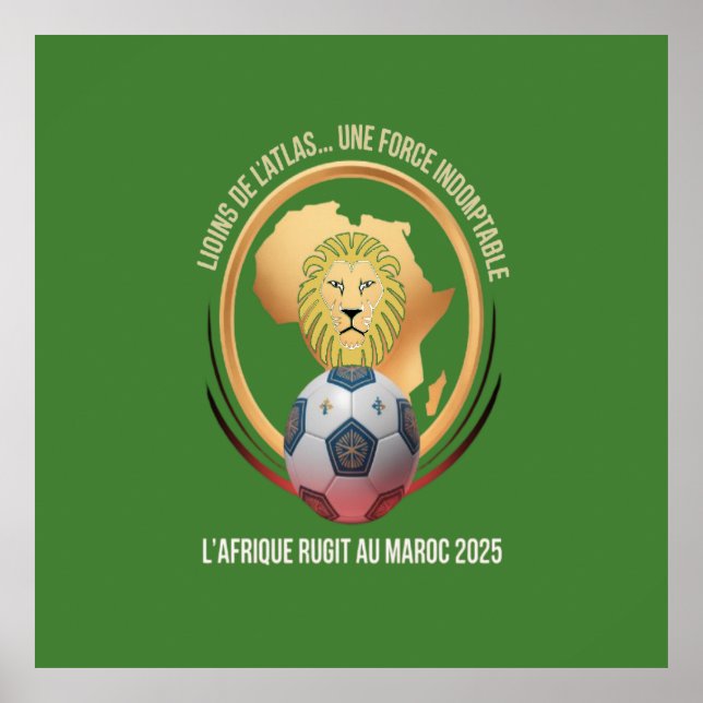 Poster Lions de l’Atlas (Frente)
