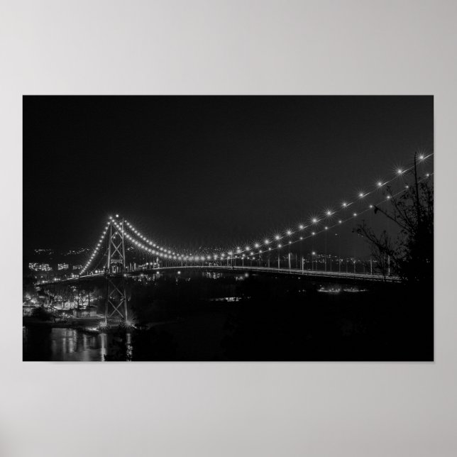 Poster Lions Gate Bridge Mono (Frente)