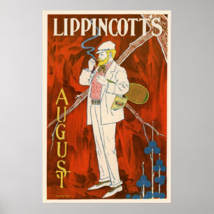 Poster Lippincott's August