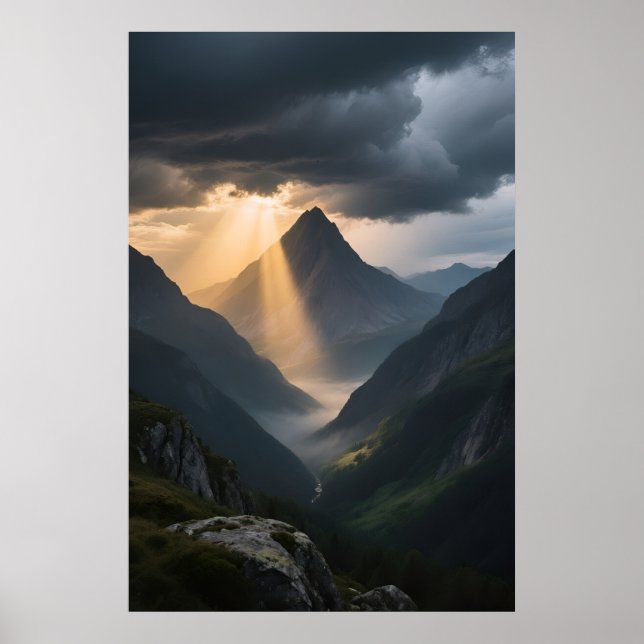 Poster Líquen e Luz (Frente)