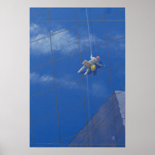 Pôster Líquido de limpeza de janela 1990