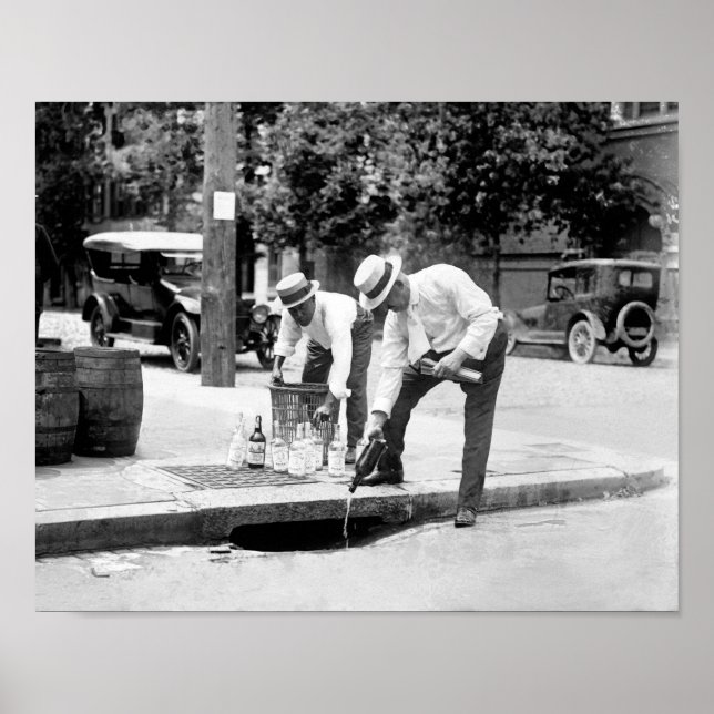 Poster Líquido Na Época Da Proibição - 1921 (Frente)