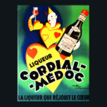 Poster LIQUOR CORDIAL MEDOC Anúncio francês Art Deco<br><div class="desc">Reprodução de alta resolução,  impressões super nítidas,  cor corrigida para cores vibrantes e nítidas,  e reparada digitalmente para lágrimas,  manchas,  elementos ausentes. Poster vintage Liqueur Cordial Medoc.</div>