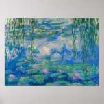 Poster Lírios, 1916-1919, por Claude Monet<br><div class="desc">Claude Monet - Waterlily,  1916-1919. Oscar-Claude Monet (1840-1926) foi pintor e fundador francês da pintura impressionista que é vista como um precursor chave do modernismo,  especialmente em suas tentativas de pintar a natureza à medida que a percebia.</div>