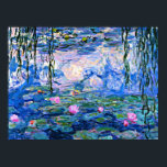 Poster Lírios d'água, 1919, pintura de Monet<br><div class="desc">Water Lily, famosa pintura do artista impressionista Oscar-Claude Monet</div>