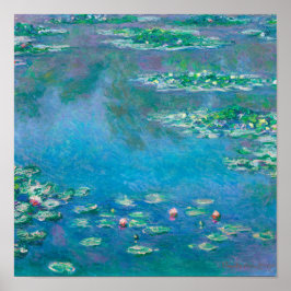 Poster Lírios d'água de Claude Monet