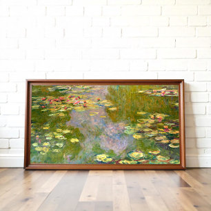 Poster Lírios d'água de Claude Monet 1919