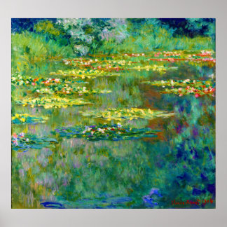 Poster Lírios d'água - Le Bassin des Ninfheas por Monet