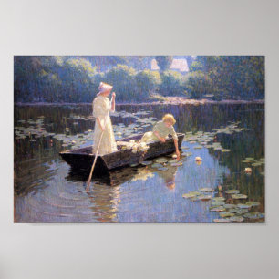 Poster Lírios de Abbott Fuller Graves