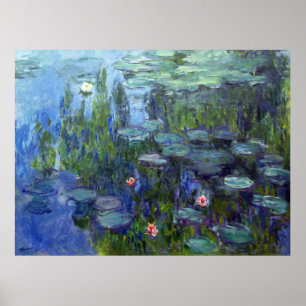 Pôster Lírios de água, Claude Monet