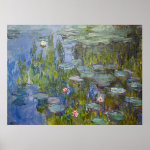 Poster Lírios de água do Monet