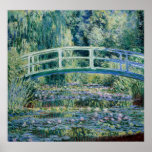 Poster Lírios de água e Ponte Japonesa de Monet<br><div class="desc">Water Lily and Japan Bridge,  por Claude Monet (1899).</div>