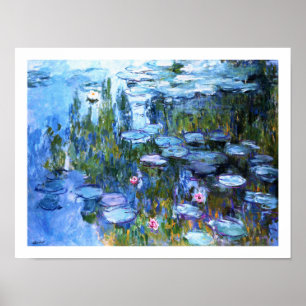 Poster Lírios de água por Claude Monet